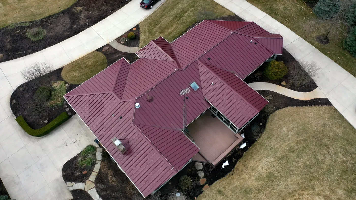 Tarping and dry-in on a Brookville commercial roof